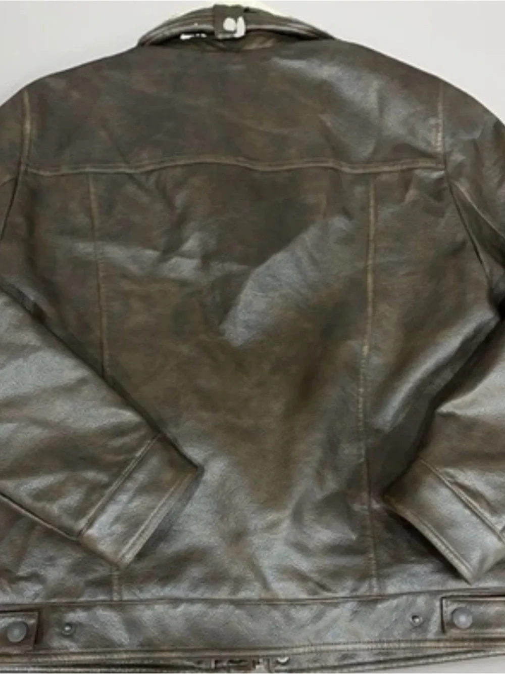 Levi's Brown men’s leather Sherpa Collar Jacket M NWOT